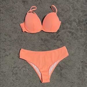 Women's Orange Bikini Set